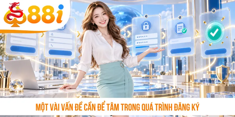 Một vài vấn đề cần để tâm trong quá trình đăng ký